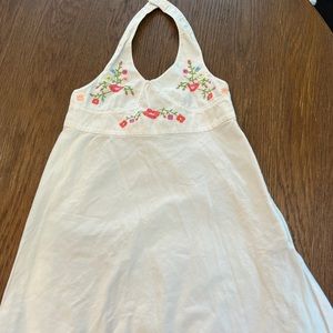 Embroided halter dress 5T